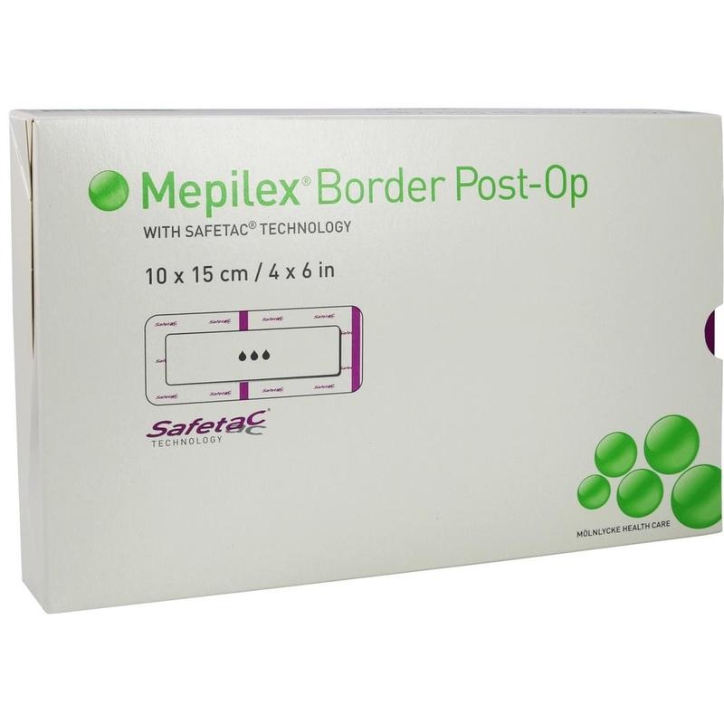 MEPILEX Border Post-OP Verband haftend 10x15 cm