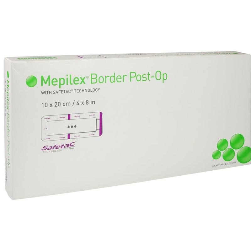 MEPILEX Border Post-OP Verband haftend 10x20 cm