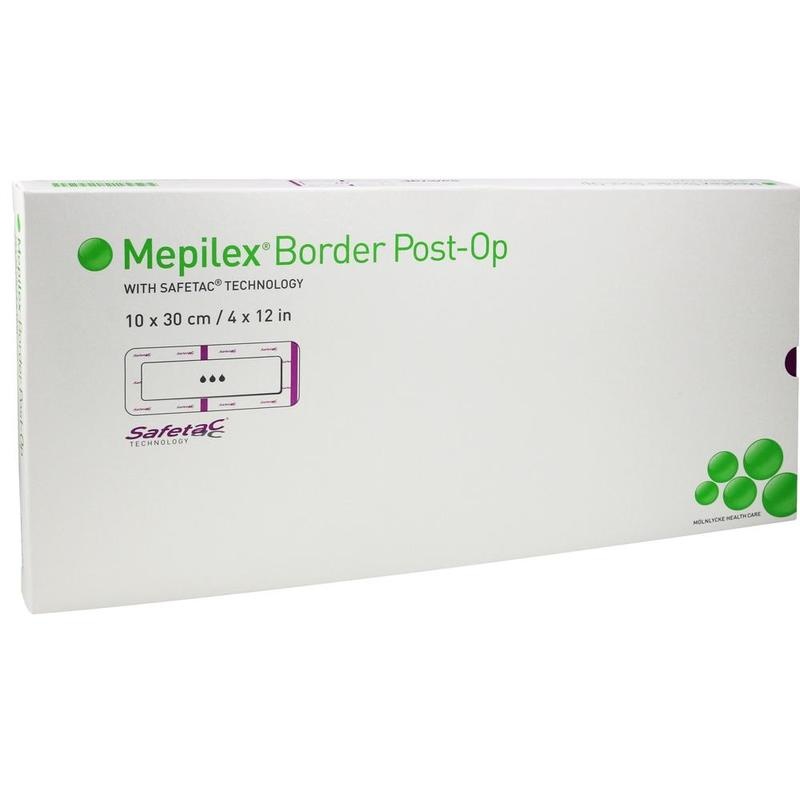 MEPILEX Border Post-OP Verband haftend 10x30 cm