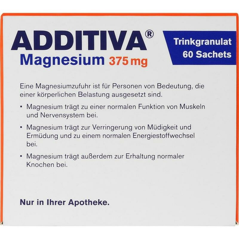 ADDITIVA Magnesium 375 mg Sachets