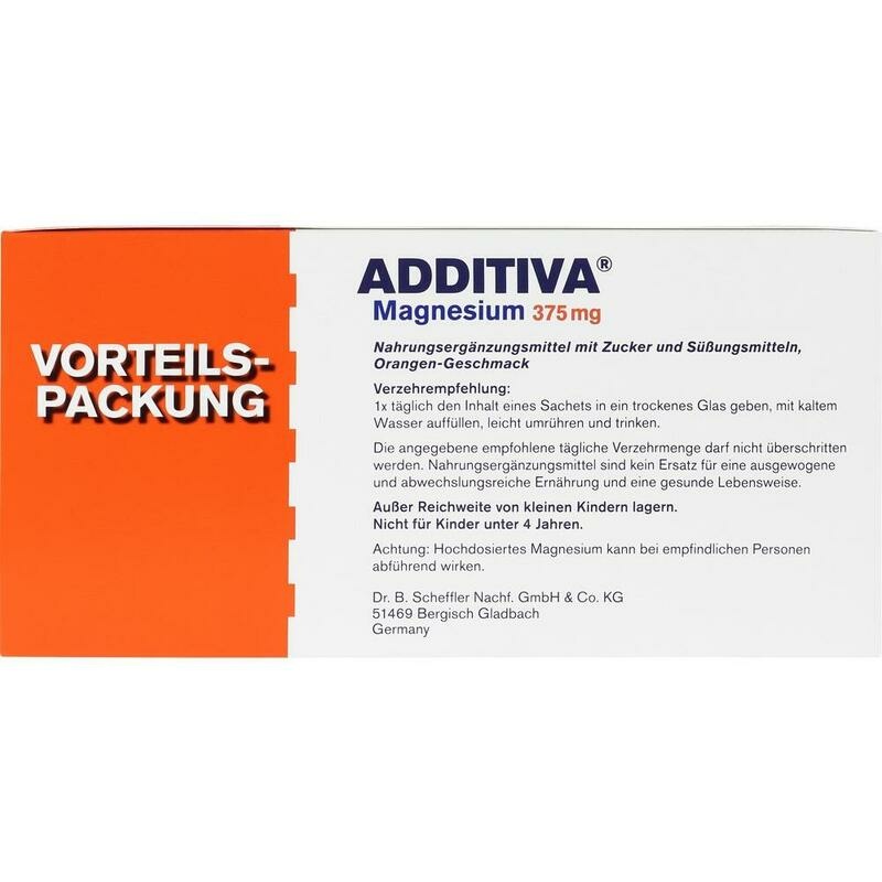 ADDITIVA Magnesium 375 mg Sachets