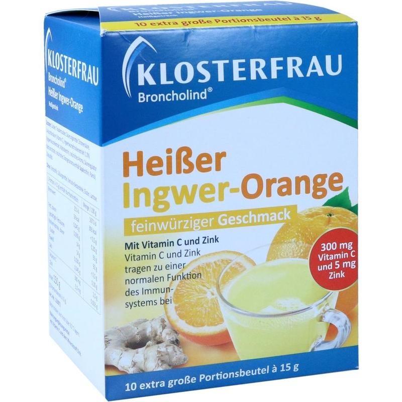 KLOSTERFRAU Broncholind heißer Ingwer-Orange Gran.