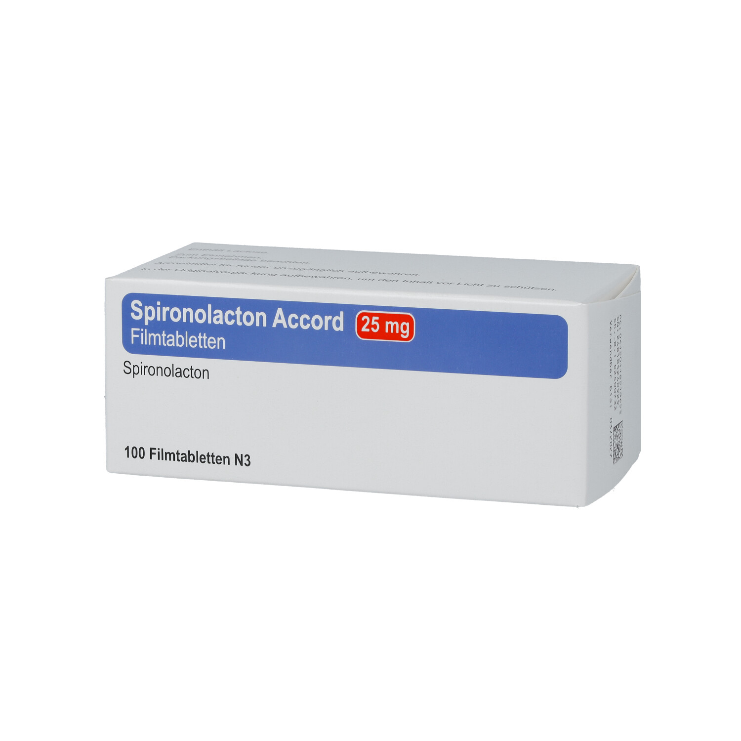 SPIRONOLACTON Accord 25 mg Filmtabletten