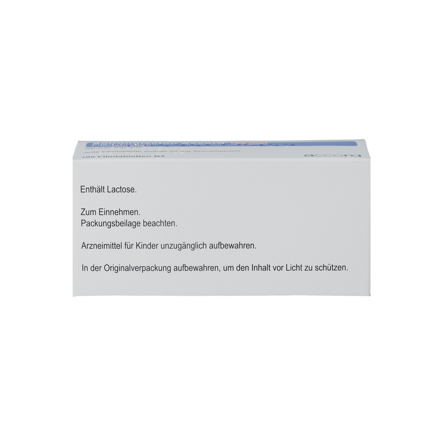 SPIRONOLACTON Accord 25 mg Filmtabletten