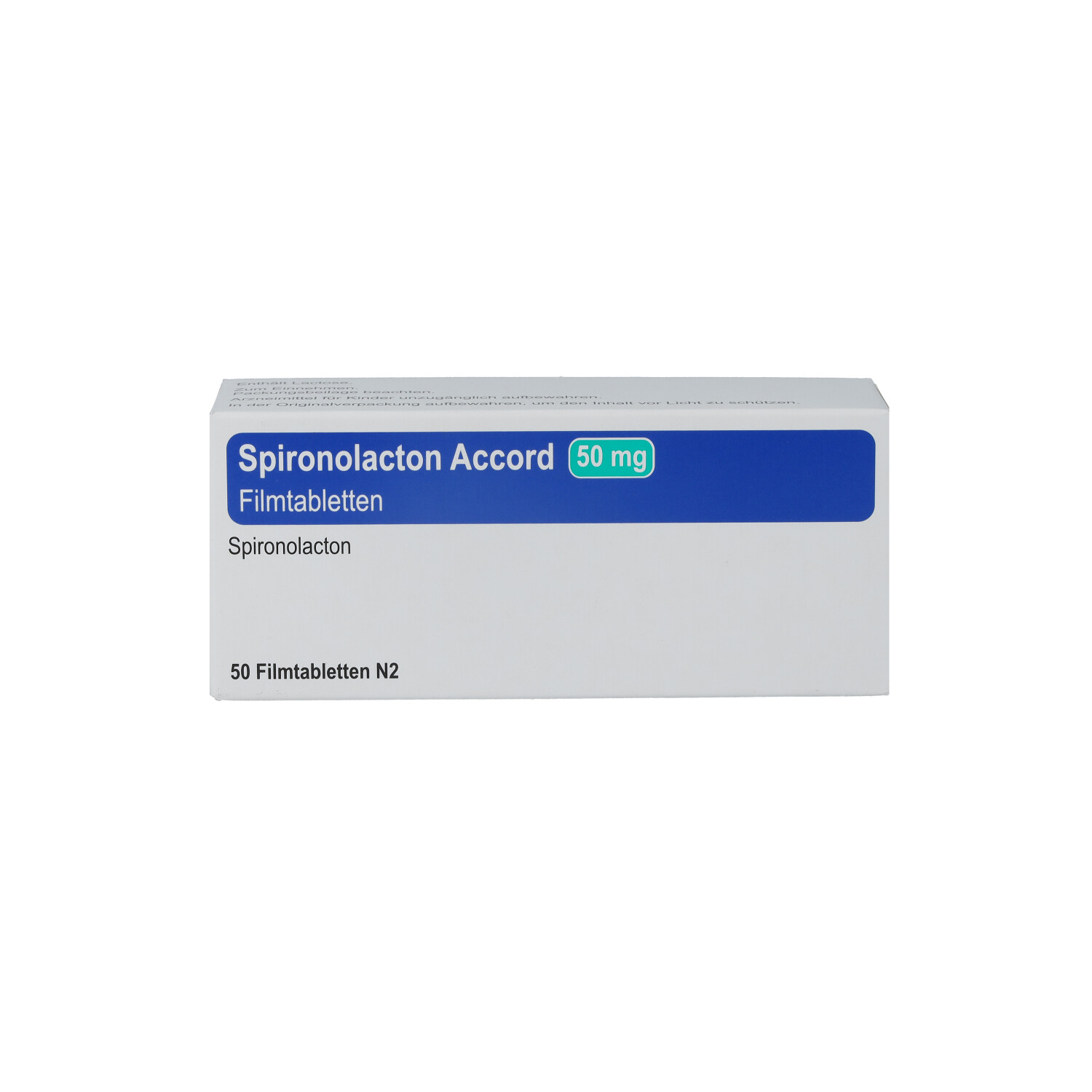 SPIRONOLACTON Accord 50 mg Filmtabletten