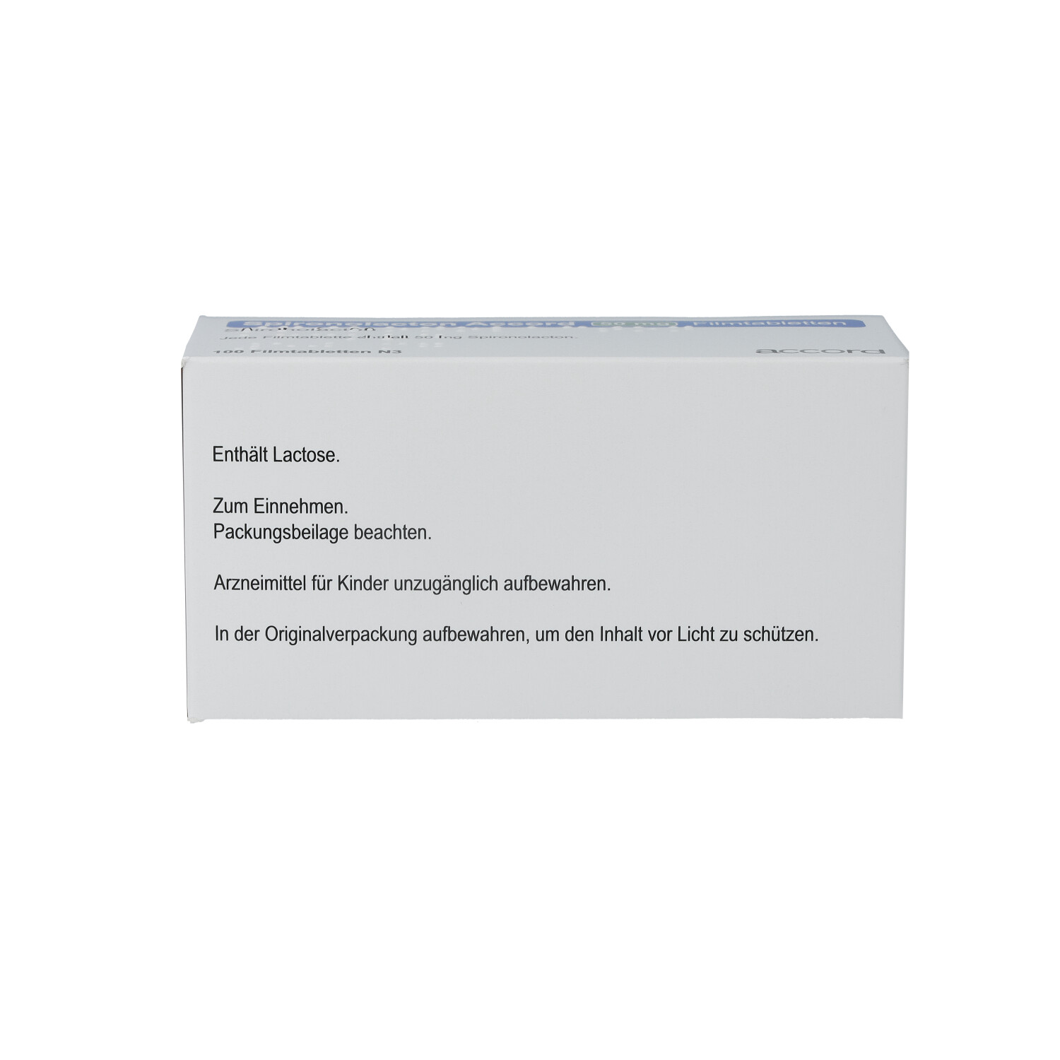 SPIRONOLACTON Accord 50 mg Filmtabletten