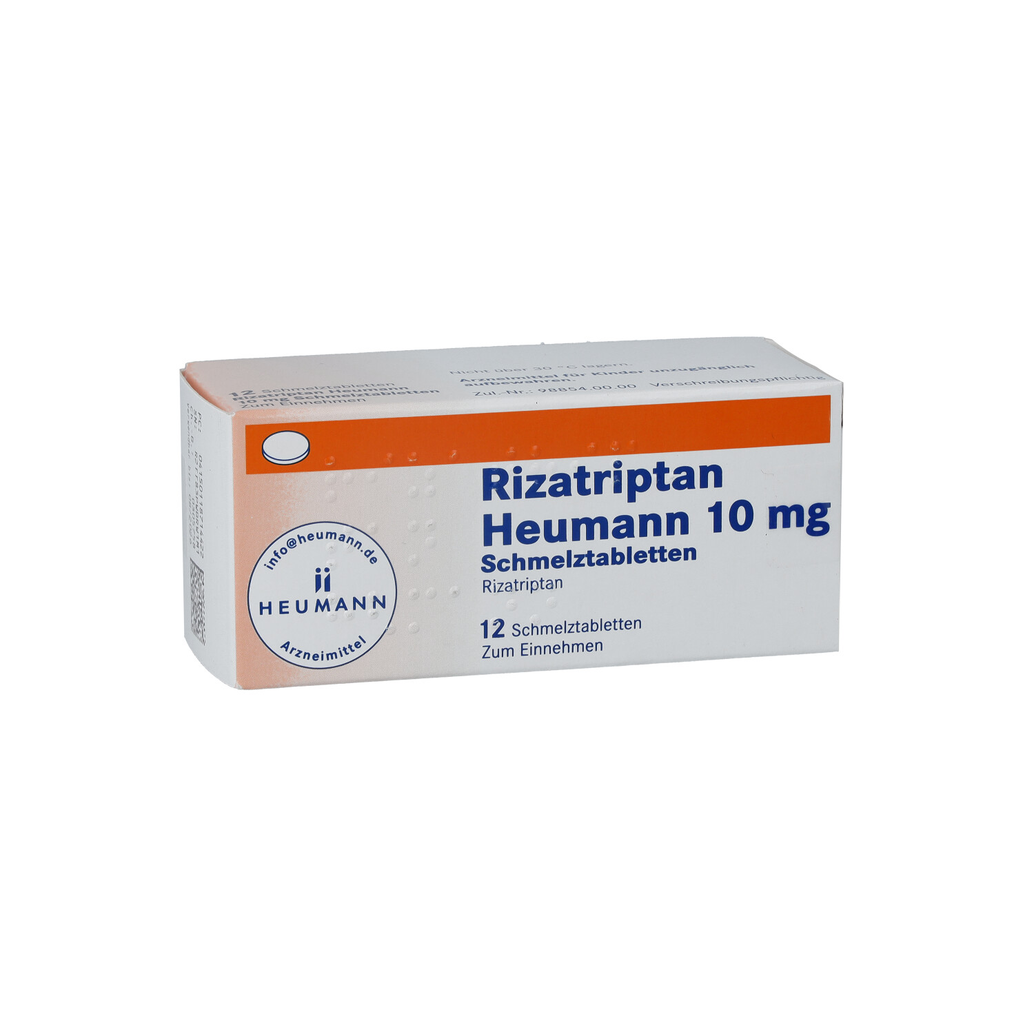 RIZATRIPTAN Heumann 10 mg Schmelztabletten
