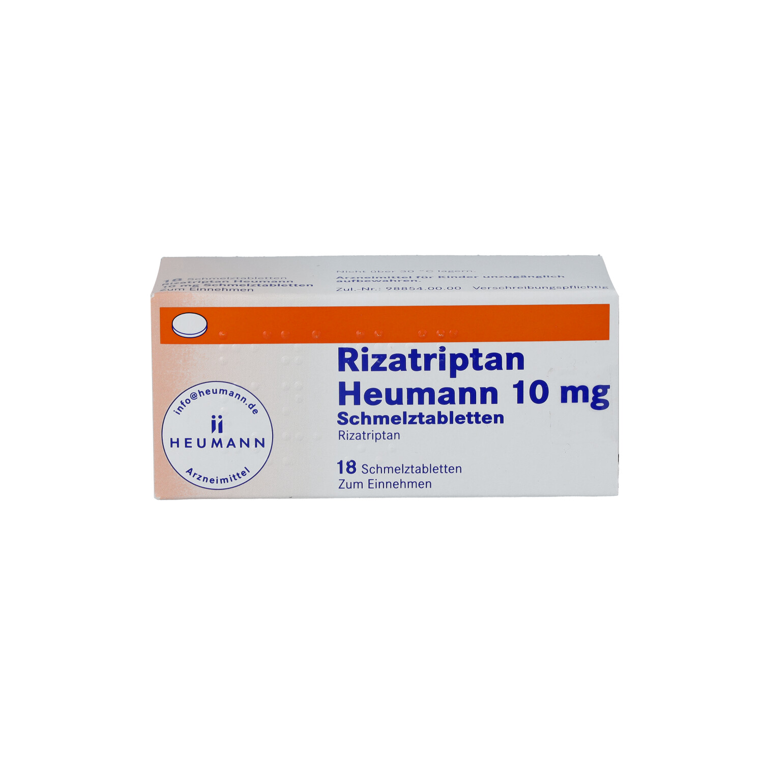 RIZATRIPTAN Heumann 10 mg Schmelztabletten