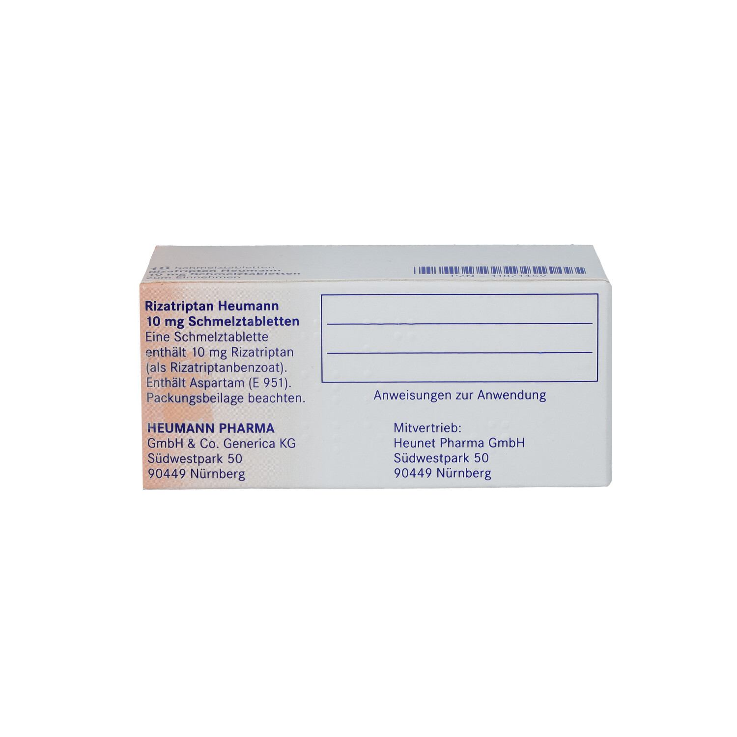 RIZATRIPTAN Heumann 10 mg Schmelztabletten