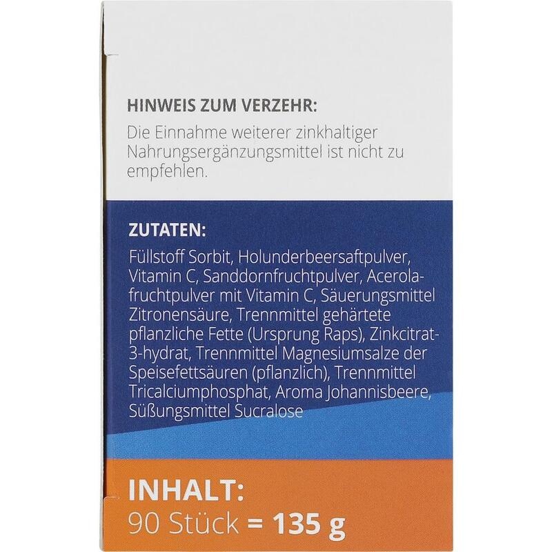 ZINK+C MensSana Lutschtabletten