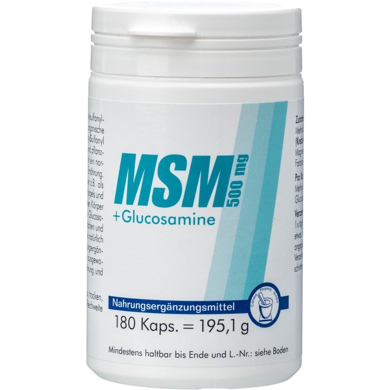 MSM 500 mg+Glucosamine Kapseln