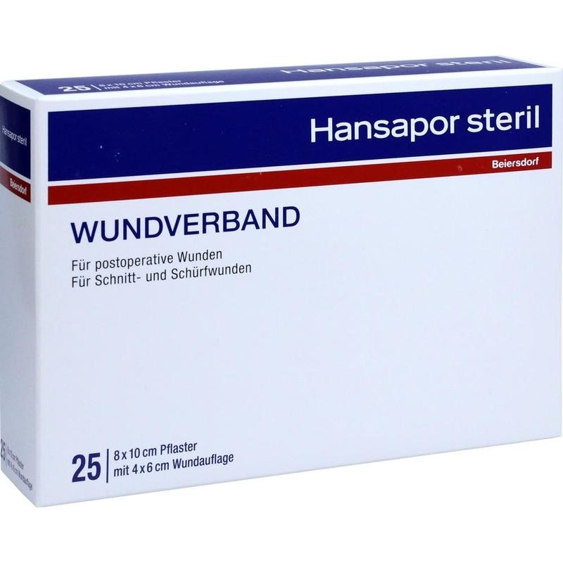 HANSAPOR steril Wundverband 8x10 cm
