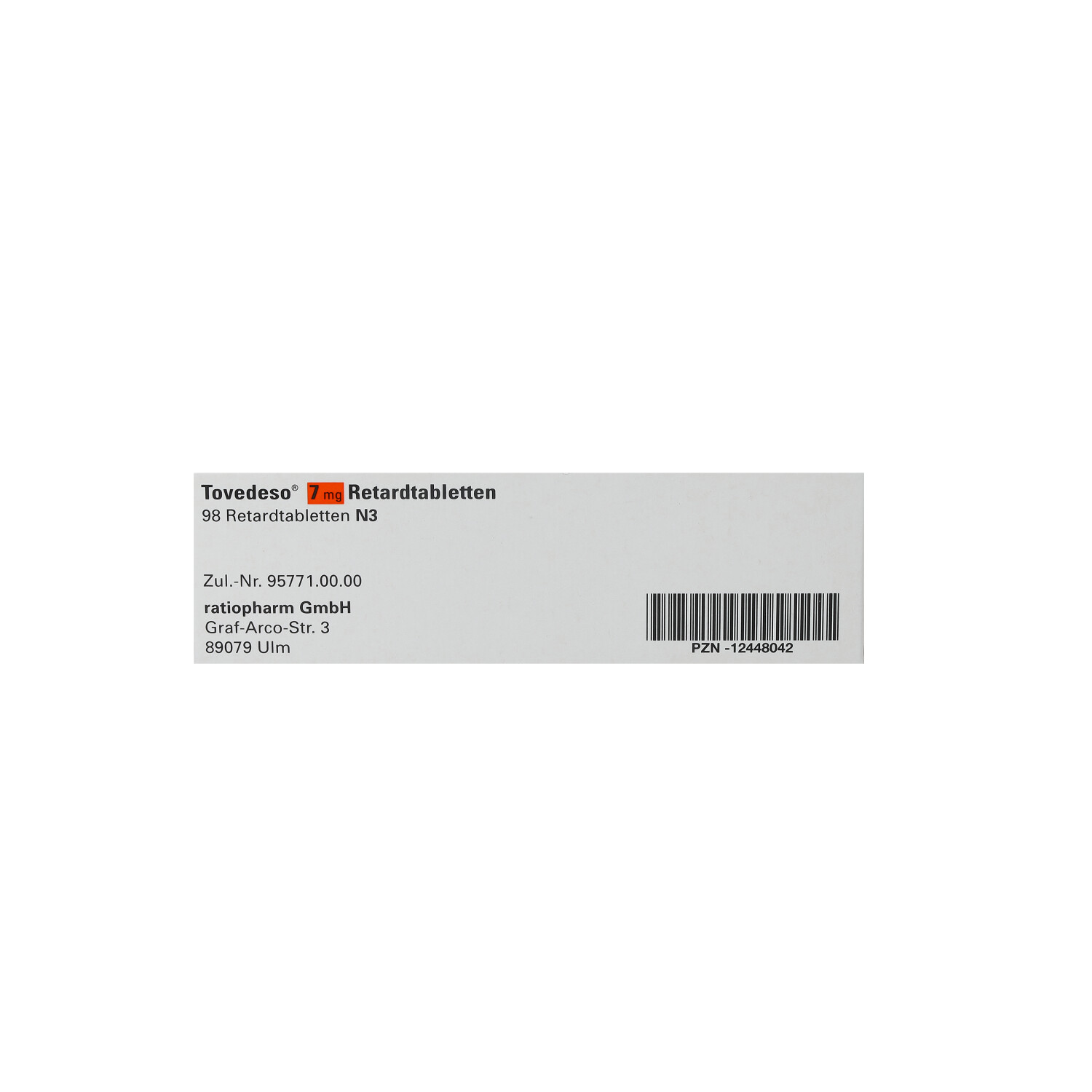TOVEDESO 7 mg Retardtabletten