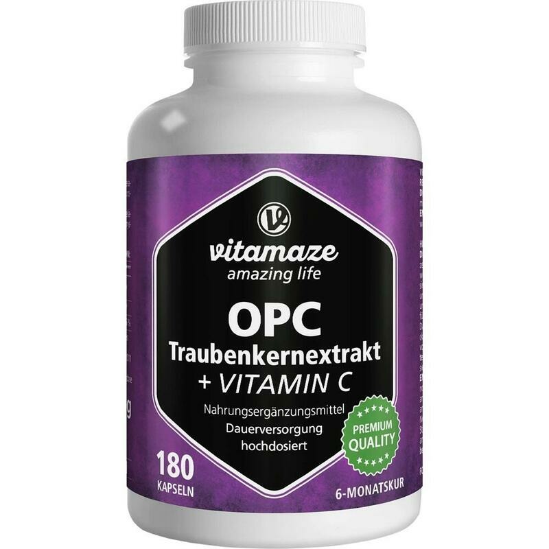 OPC TRAUBENKERNEXTRAKT hochdosiert+Vitamin C Kaps.