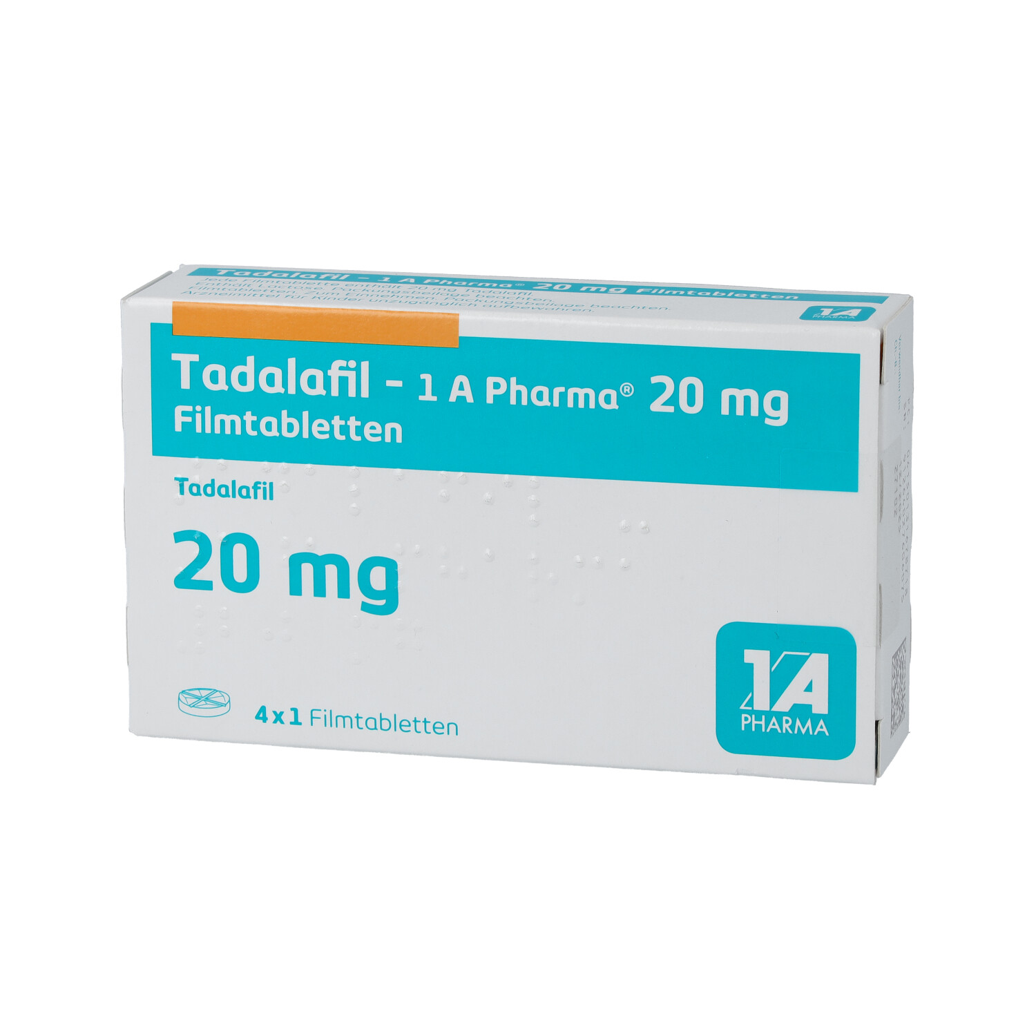 TADALAFIL-1A Pharma 20 mg Filmtabletten