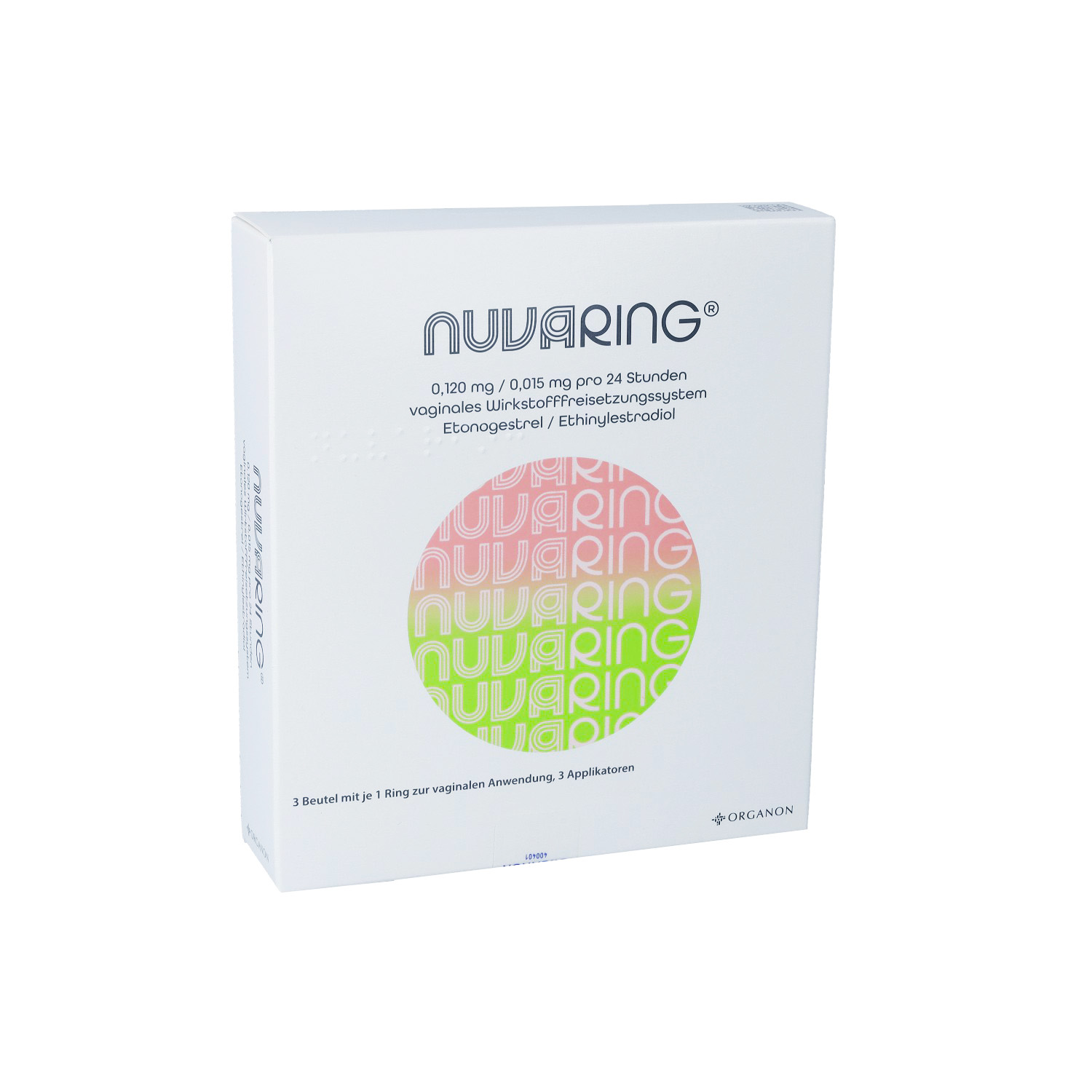 NUVARING vag.Freisetz.Sy.0,120/0,015mg/24h m.Appl.