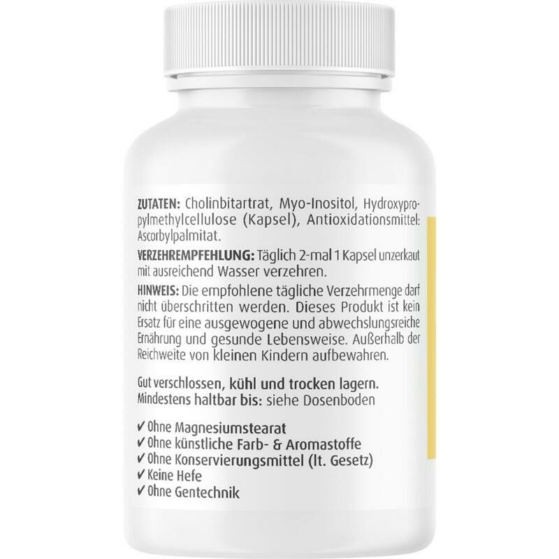 CHOLIN-INOSITOL 450/450 mg pro veg.Kapseln