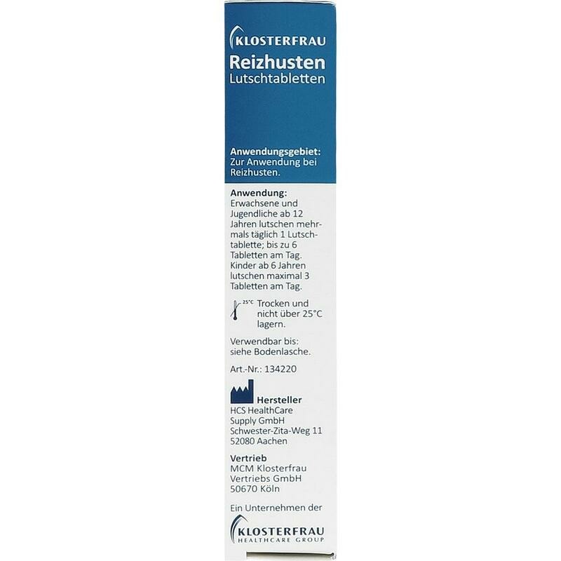 KLOSTERFRAU Reizhusten Lutschtabletten