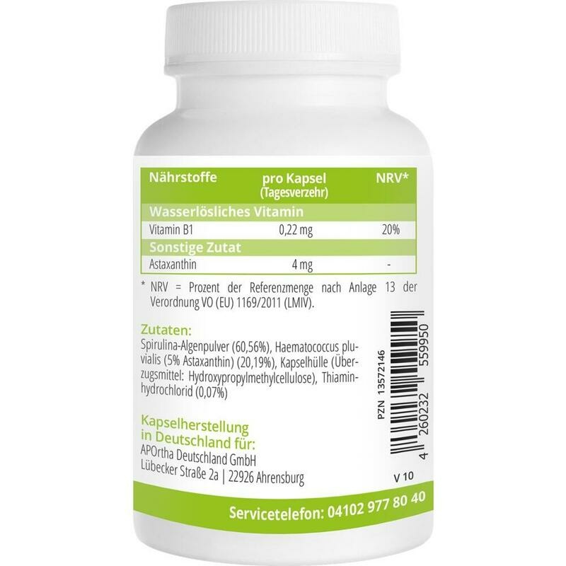 NATÜRLICHES Astaxanthin 4 mg Kapseln