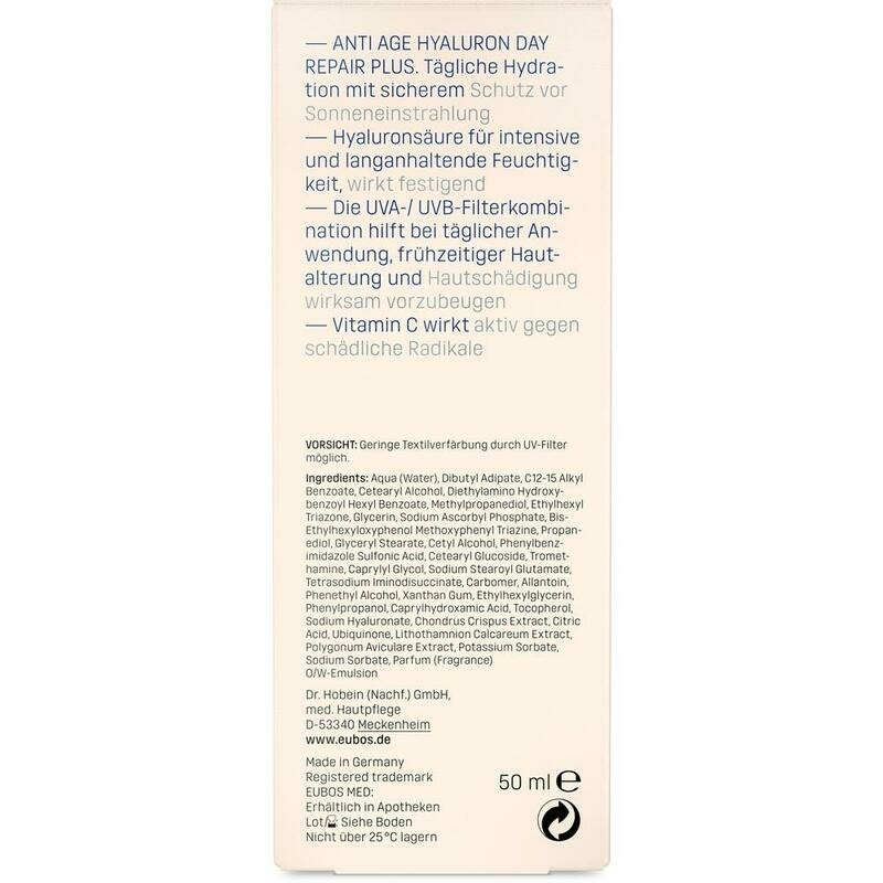 EUBOS HYALURON Day Repair plus Creme LSF 20
