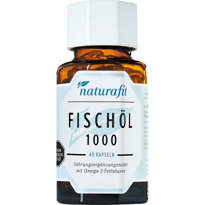 NATURAFIT Fischöl 1000 mg Kapseln