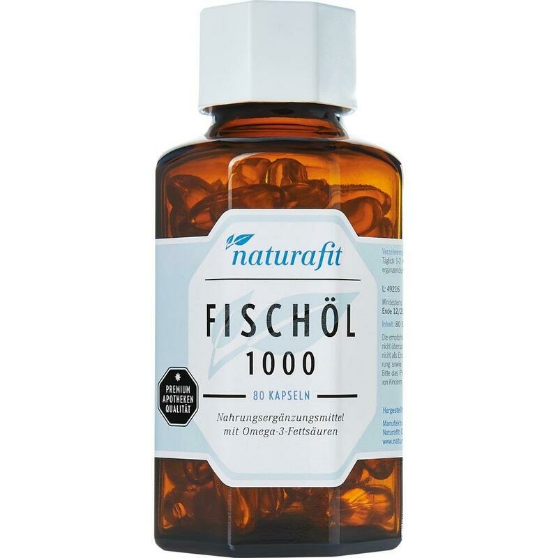 NATURAFIT Fischöl 1000 mg Kapseln