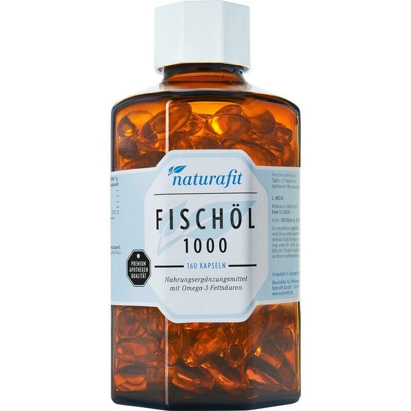 NATURAFIT Fischöl 1000 mg Kapseln