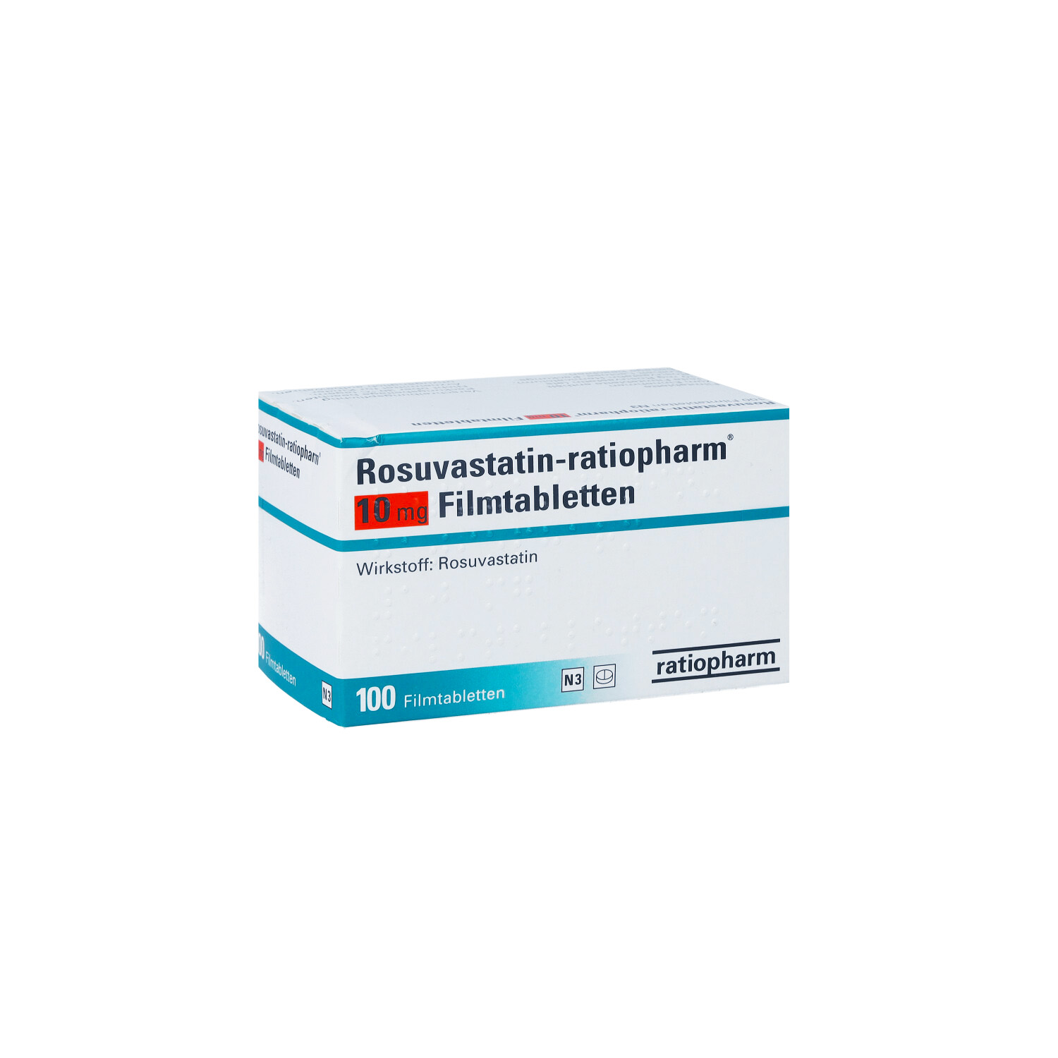 ROSUVASTATIN-ratiopharm 10 mg Filmtabletten