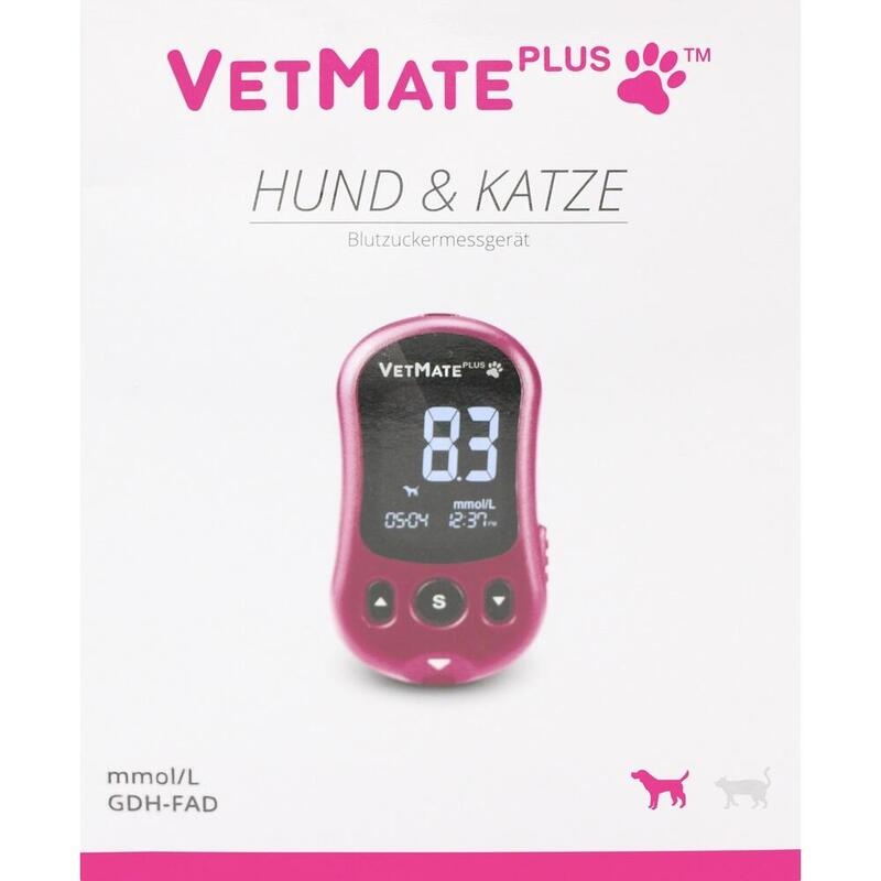 VETMATE PLUS Blutzuckermessger.mmol/l eco Hu.+Ka.