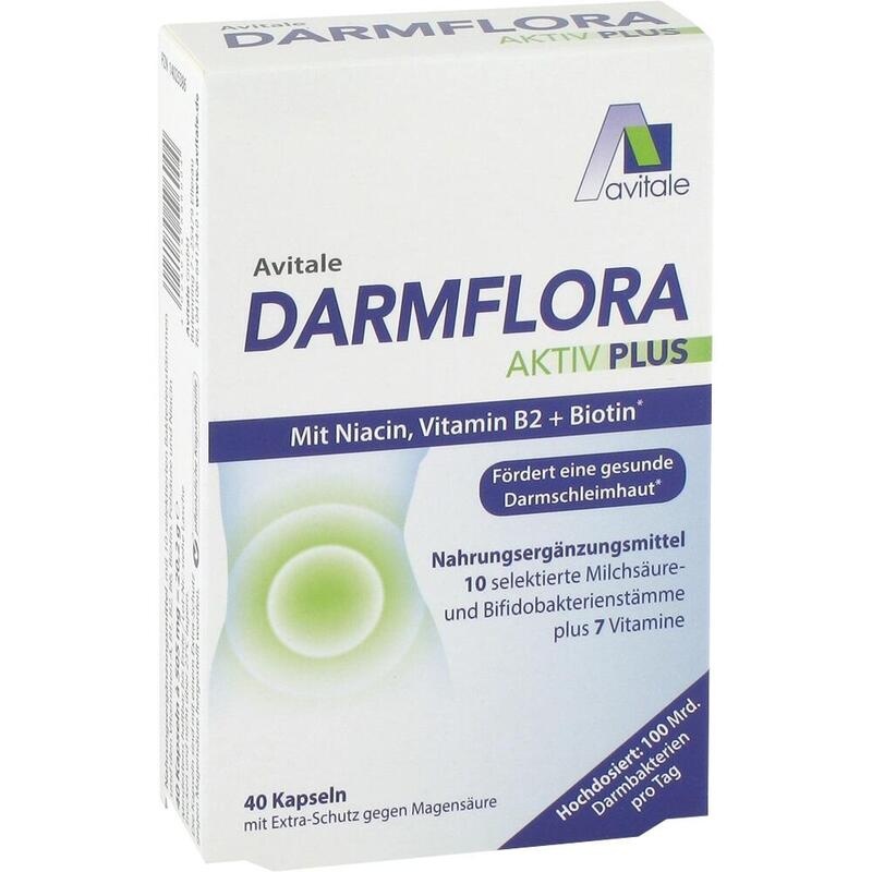 DARMFLORA Aktiv Plus 100 Mrd.Bakterien+7 Vitamine