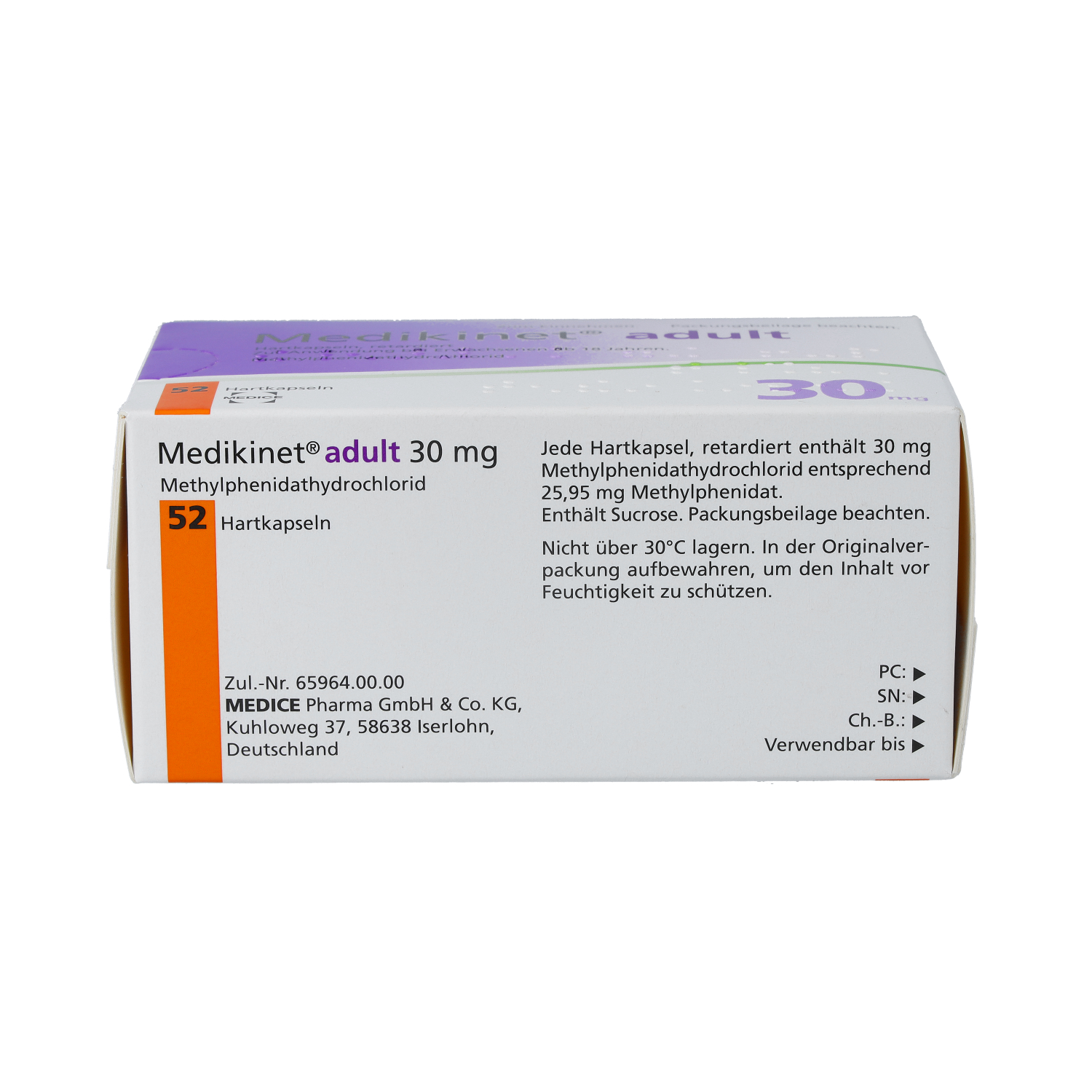 MEDIKINET adult 30 mg Hartkapseln retardiert