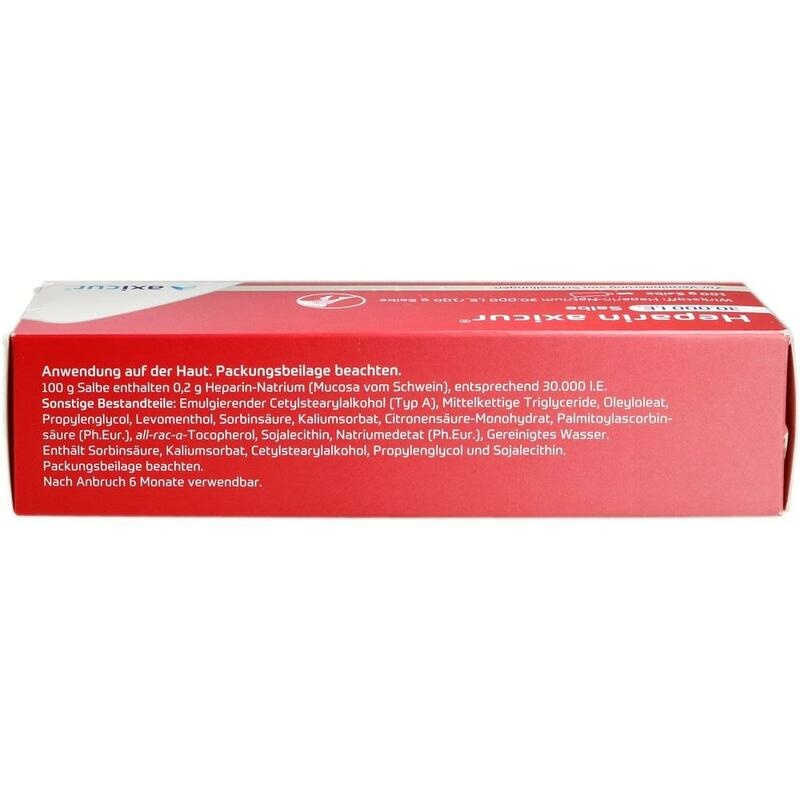 HEPARIN AXICUR 30.000 I.E. Salbe