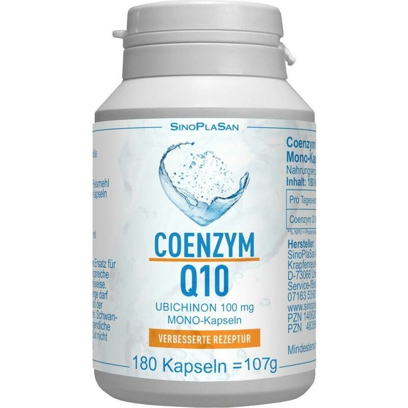 COENZYM Q10 100 mg Ubichinon Mono-Kapseln