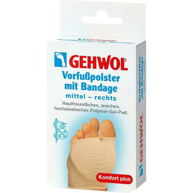 GEHWOL Vorfußpolster mit Bandage rechts mittel