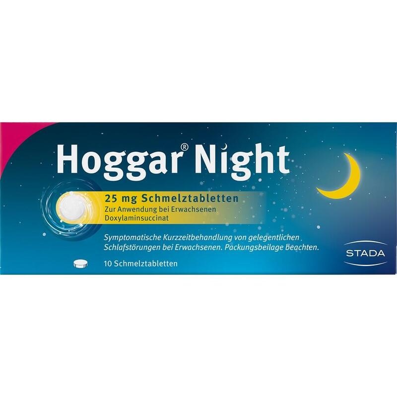 HOGGAR Night 25 mg Schmelztabletten