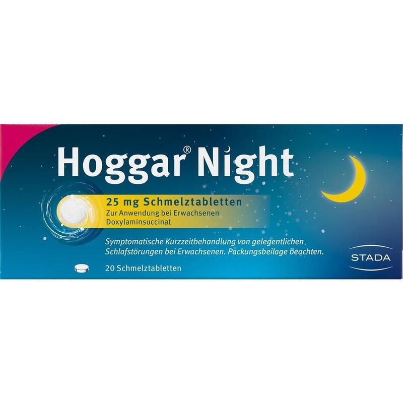 HOGGAR Night 25 mg Schmelztabletten