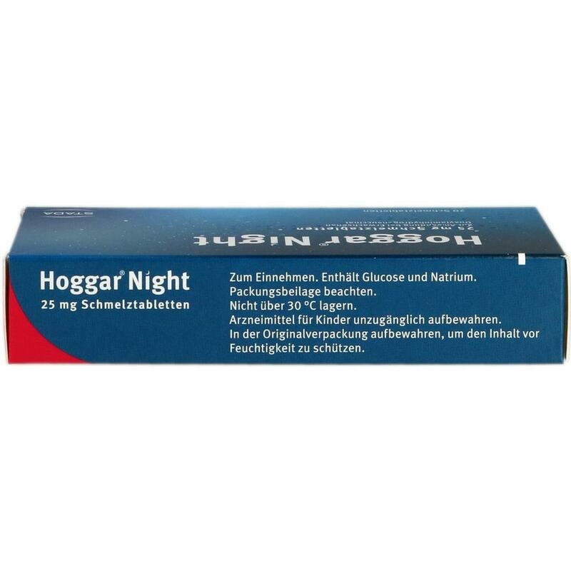 HOGGAR Night 25 mg Schmelztabletten