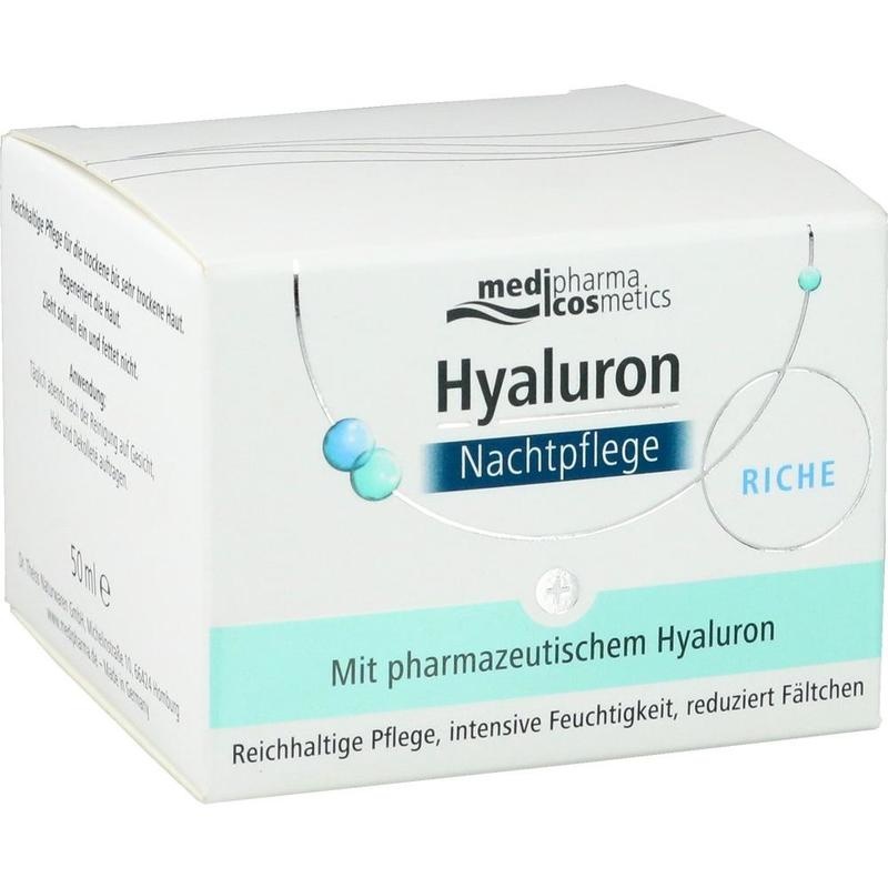 HYALURON NACHTPFLEGE riche Creme im Tiegel