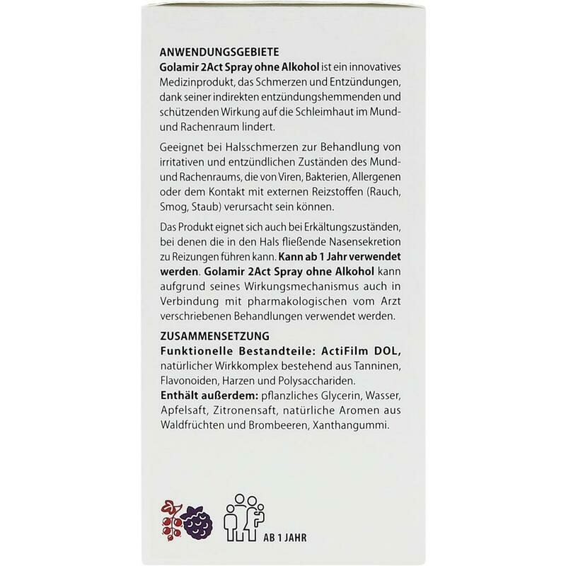 GOLAMIR 2Act Spray ohne Alkohol