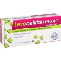 LEVOCETIRIZIN HEXAL bei Allergien 5 mg Filmtabl.