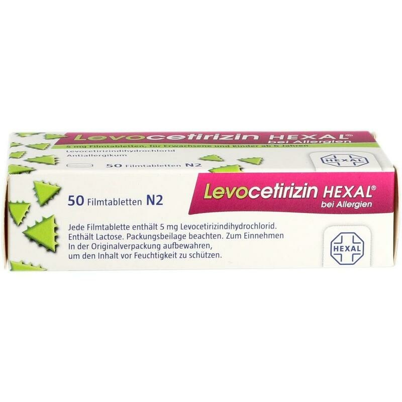 LEVOCETIRIZIN HEXAL bei Allergien 5 mg Filmtabl.