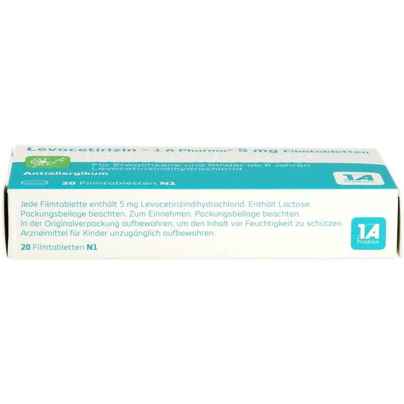LEVOCETIRIZIN-1A Pharma 5 mg Filmtabletten