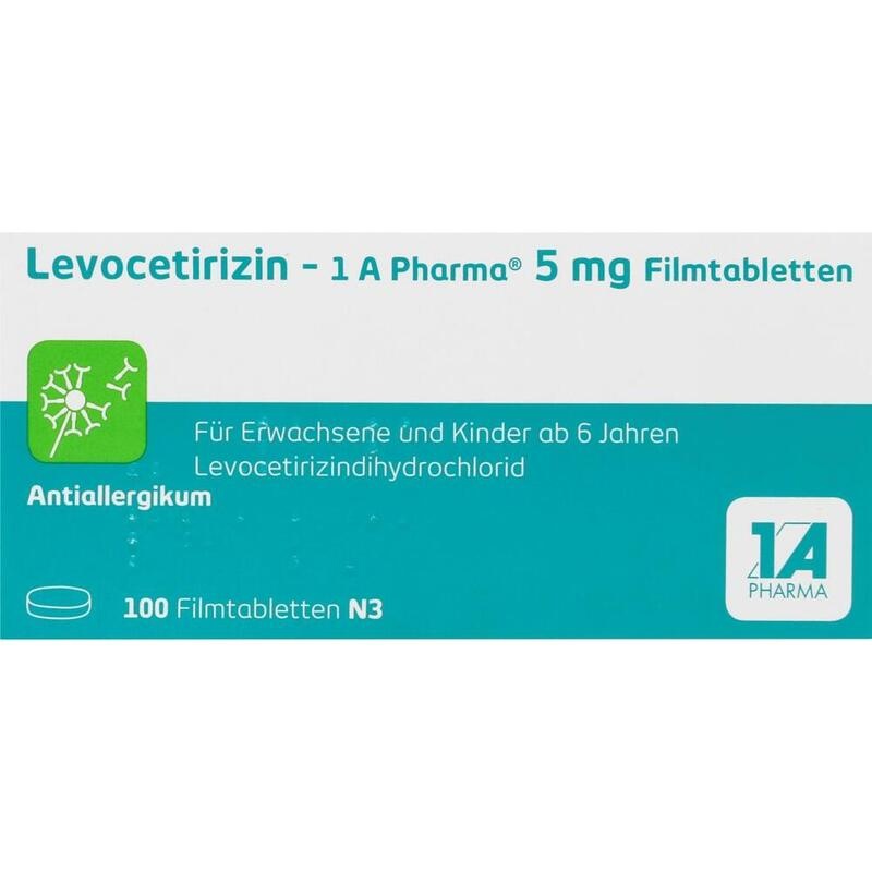 LEVOCETIRIZIN-1A Pharma 5 mg Filmtabletten