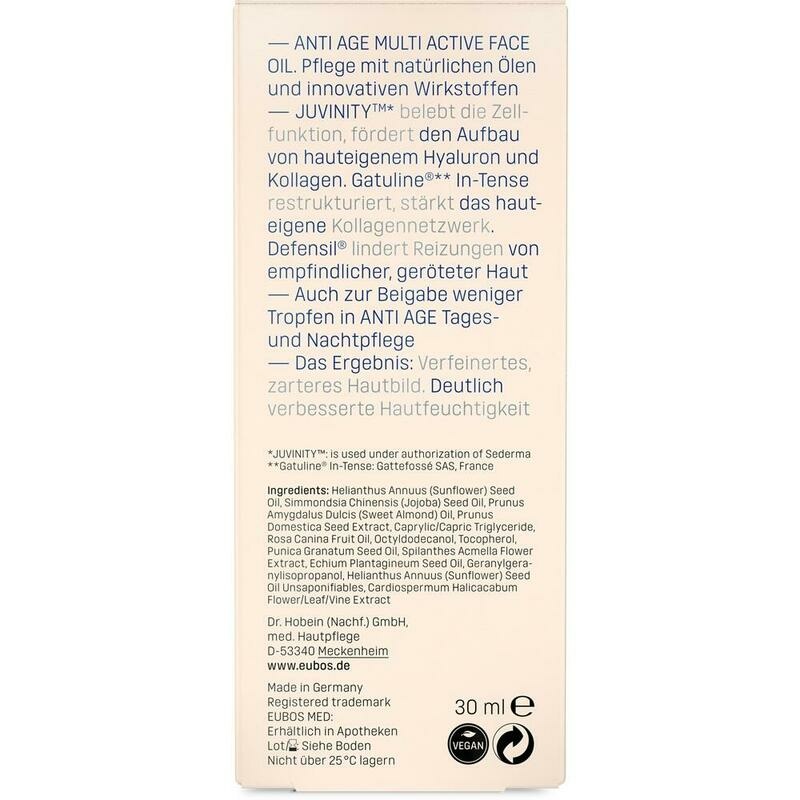 EUBOS ANTI-AGE Multi Active Face Oil