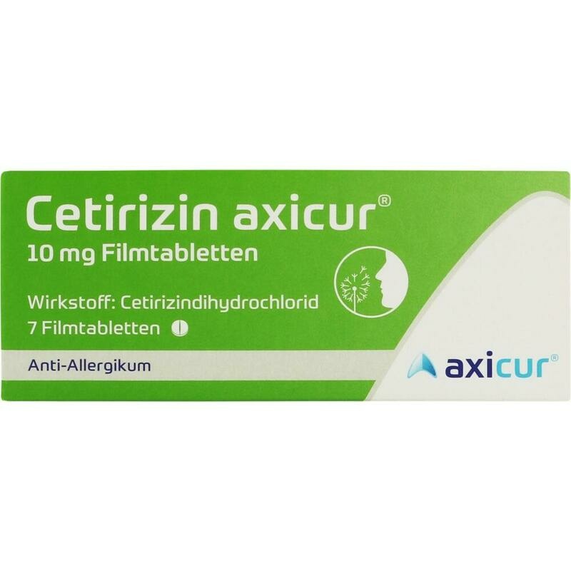 CETIRIZIN axicur 10 mg Filmtabletten
