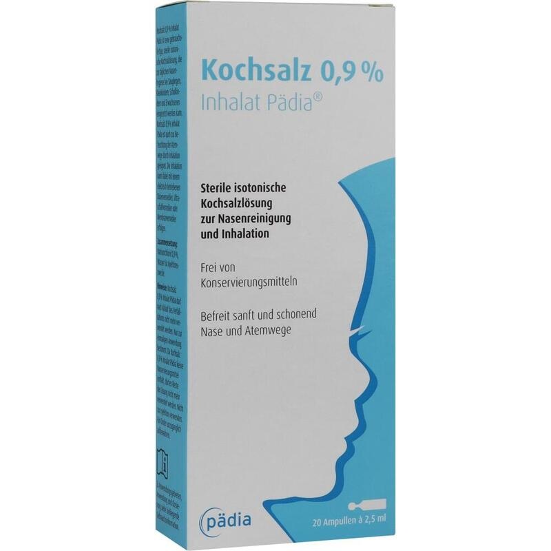 KOCHSALZ 0,9% Inhalat Pädia Ampullen