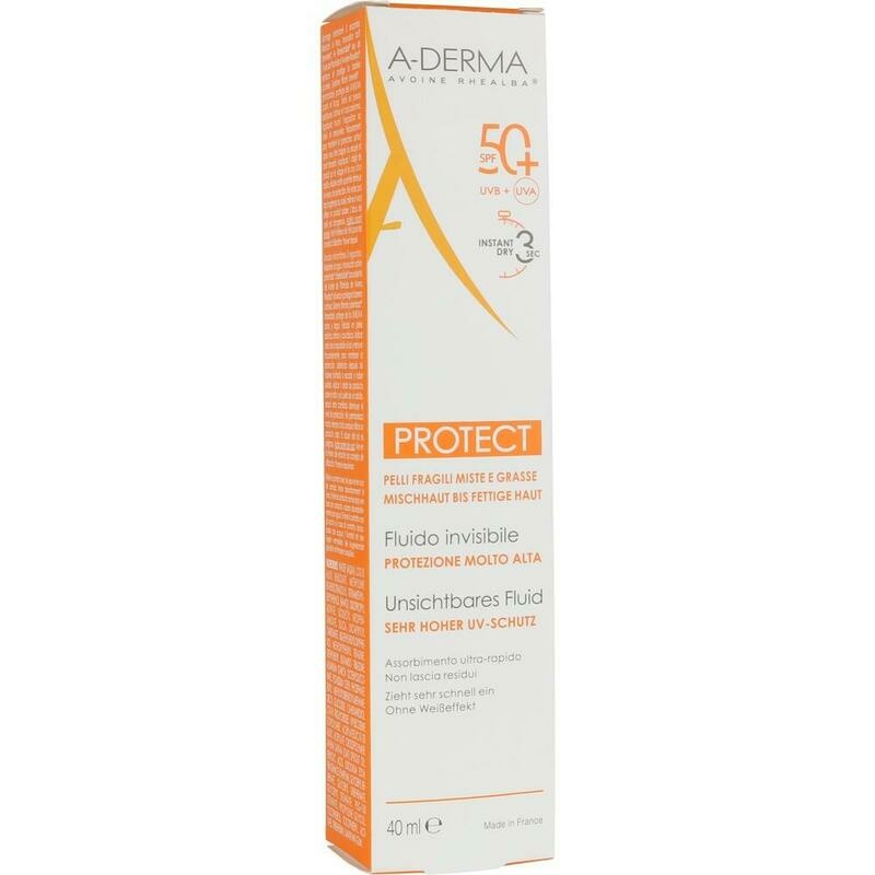 A-DERMA PROTECT SPF 50+ unsichtbares Fluid