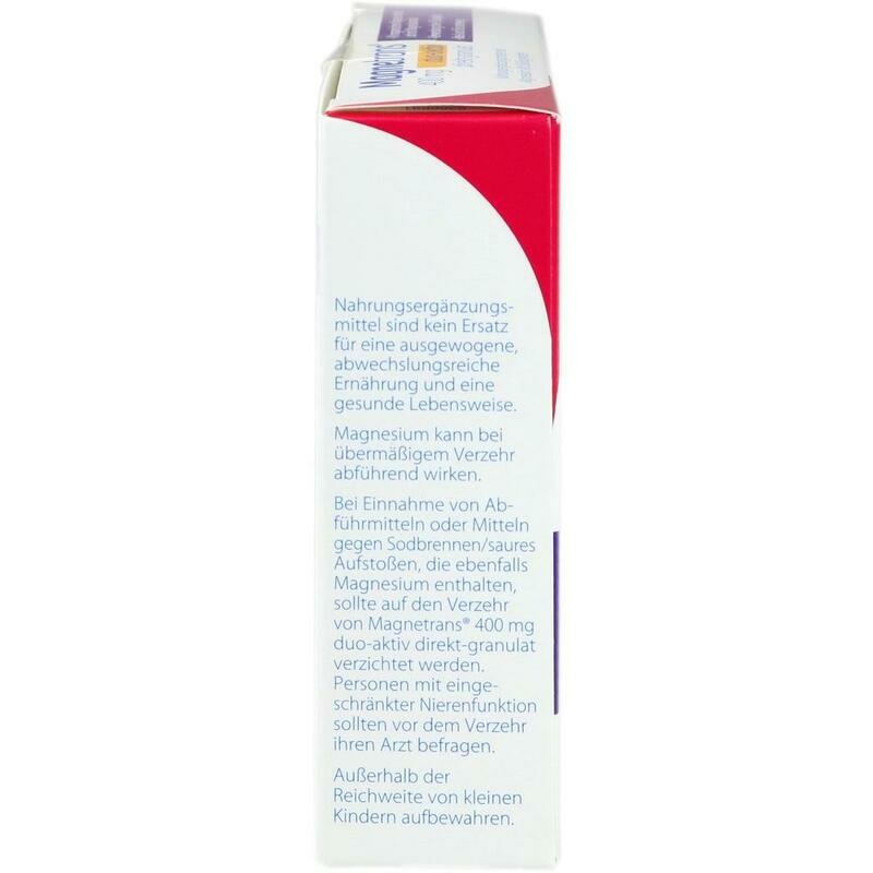 MAGNETRANS duo-aktiv 400 mg Sticks