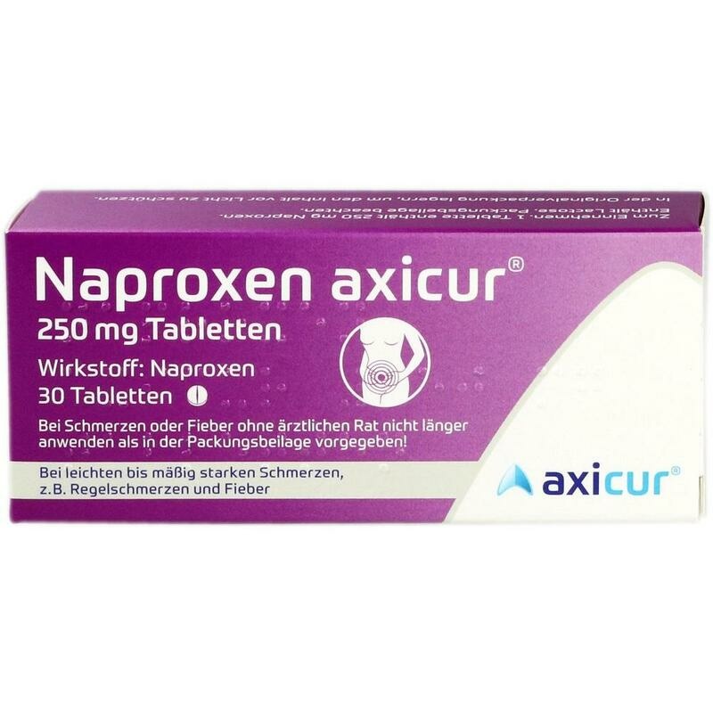 NAPROXEN axicur 250 mg Tabletten