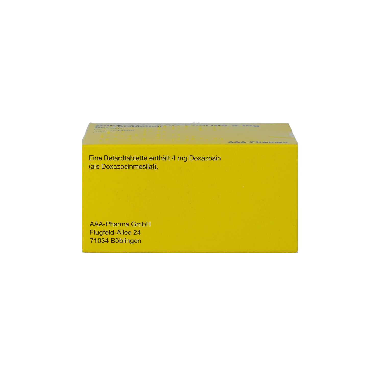 DOXAZOSIN AAA-Pharma 4 mg Retardtabletten